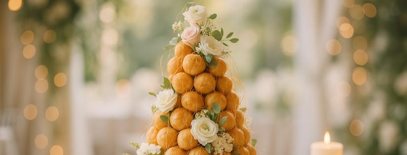 La pièce montée : une éternelle tendance de mariage & ses origines gourmandes