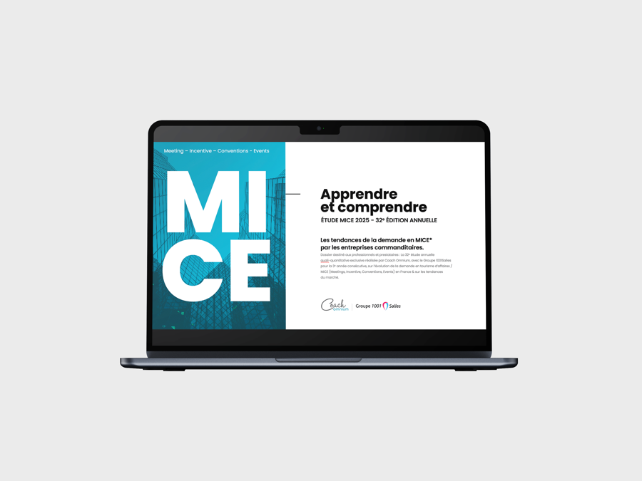 Couverture de l'Étude MICE 2025