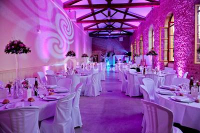 Chambre avec lit double, parquet clair, échelle en bois menant à une mezzanine, fenêtre avec rideaux et miroir debout.