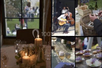 Miniature Location salle Treffléan (Morbihan) - Manoir de Randrecard #12 Paysages naturels avec lac entouré de forêts, sentiers boisés et ponton au bord de l'eau sous un ciel partiellement nuageux.