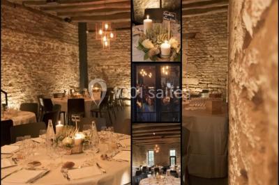 Miniature Location salle Treffléan (Morbihan) - Manoir de Randrecard #4 Paysages naturels avec lac entouré de forêts, sentiers boisés et ponton au bord de l'eau sous un ciel partiellement nuageux.