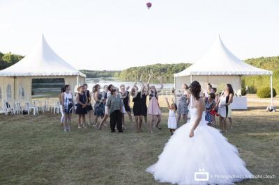 Miniature Location salle Ouzouer-sur-Trézée (Loiret) - Château de Pont-chevron #20 Voiture ancienne noire stationnée devant un bâtiment blanc entouré de jardins et d'arbres sous un ciel bleu.