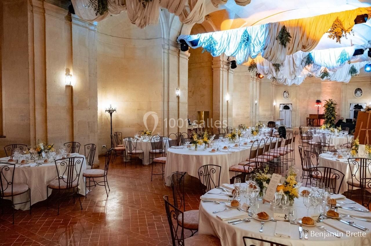 Grande Galerie dressée pour une réception