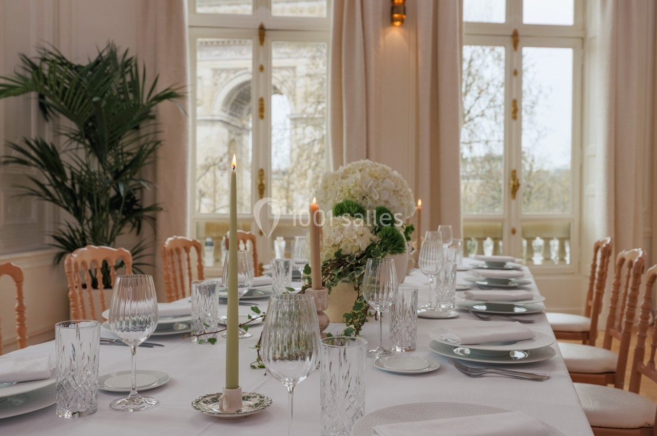Dîner assis pavillon Etoile
