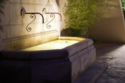 Miniature Location salle Coudoux (Bouches-du-Rhône) - Château Saint Hilaire #6 Un couple en tenue de mariage s'enlace dans un champ entouré d'oliviers sous une lumière douce.