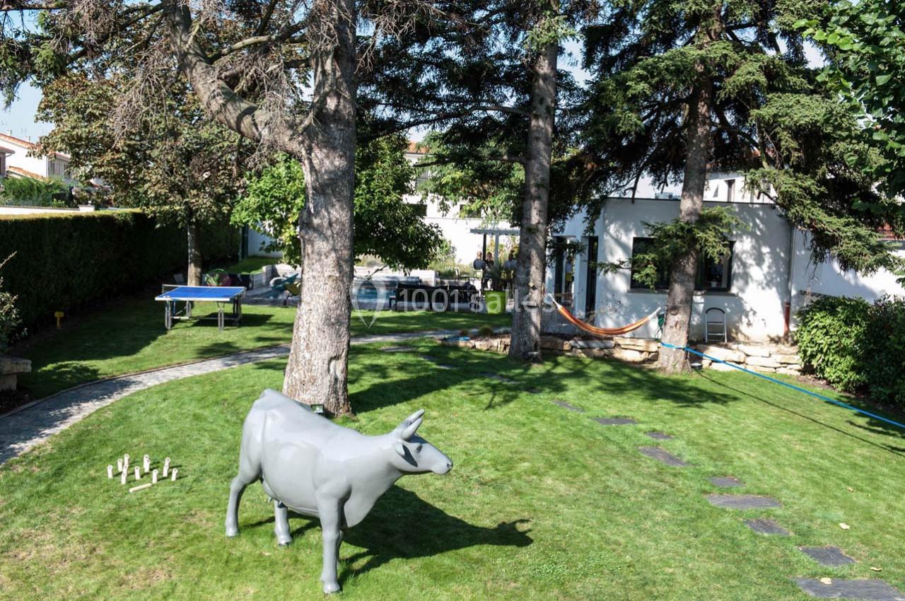 1800 m2 de jardin