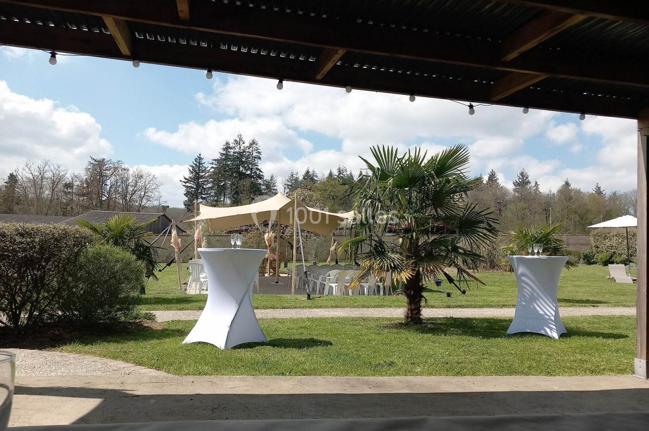 Vue depuis le préau