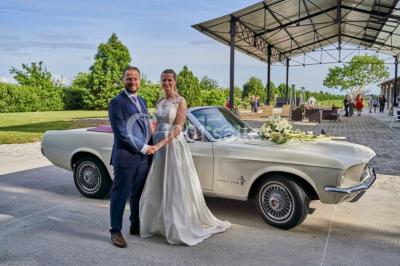 Miniature Location salle Lieusaint (Seine-et-Marne) - La Ferme de Villepecle #2 Groupe de personnes réunies en extérieur sous une structure métallique, devant un bâtiment en pierre et bois.