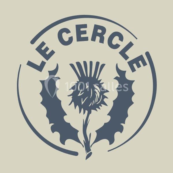 Logo représentant un chardon stylisé entouré d'un cercle avec le texte ’Le Cercle’ inscrit en haut.