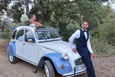 Miniature Arrivée en 2CV - Mariage - 2021 Vue aérienne du Domaine - Évènement