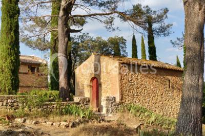 Miniature La chapelle Saint-Antonin, et le pigeonnier - Vus depuis le Sud Vue aérienne du Domaine - Évènement