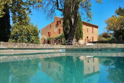 Miniature Mas et Bassin - Vus depuis le Sud Vue aérienne du Domaine - Évènement