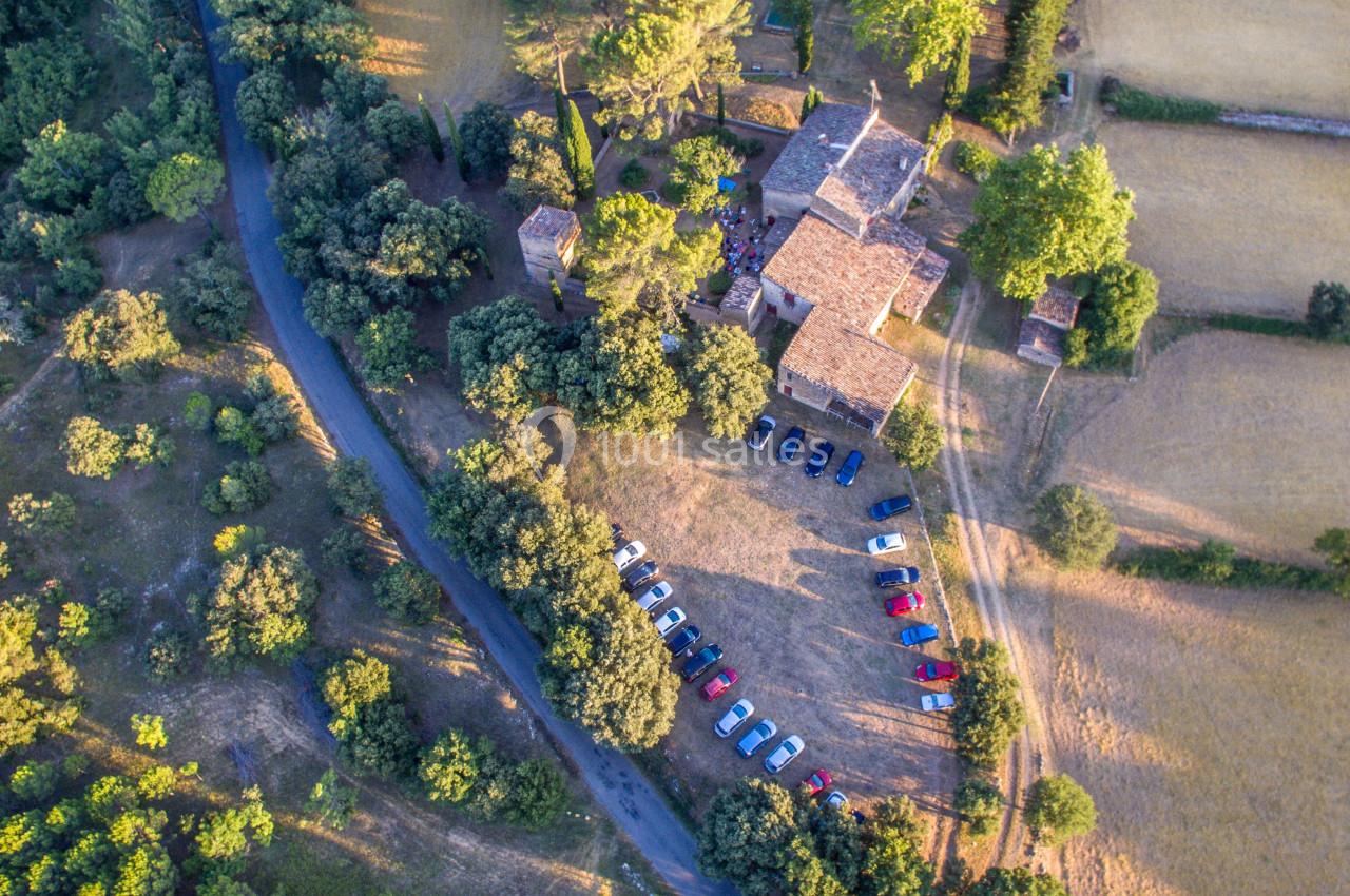 Vue aérienne du Domaine - Mariage Vue aérienne du Domaine - Mariage