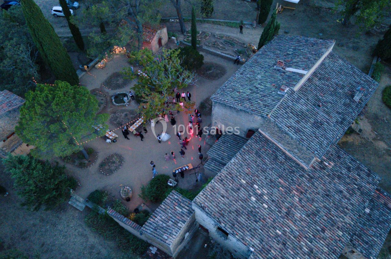 Vue aérienne du Domaine - Mariage Vue aérienne du Domaine - Mariage