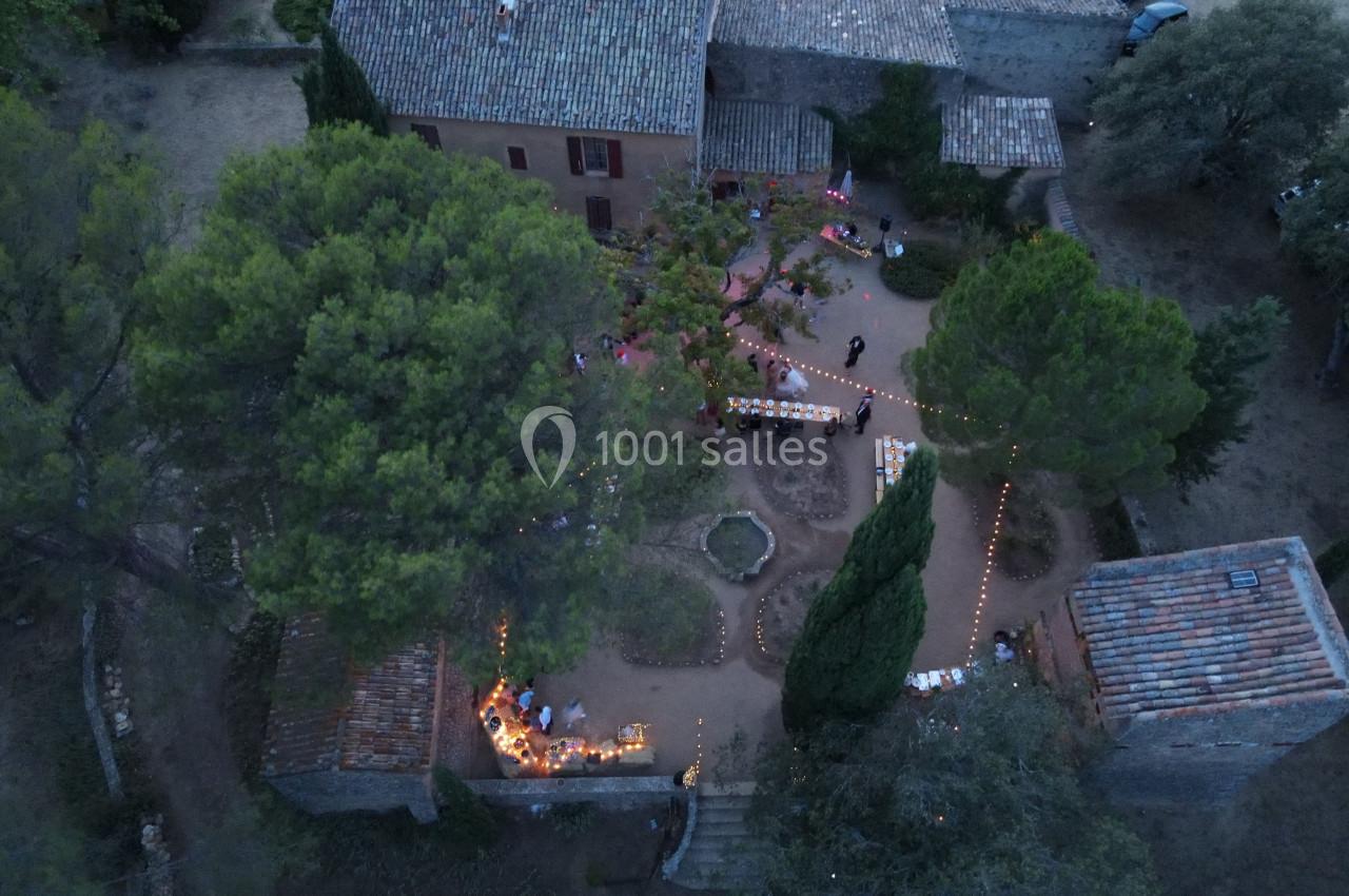 Vue aérienne du Domaine - Mariage Vue aérienne du Domaine - Mariage