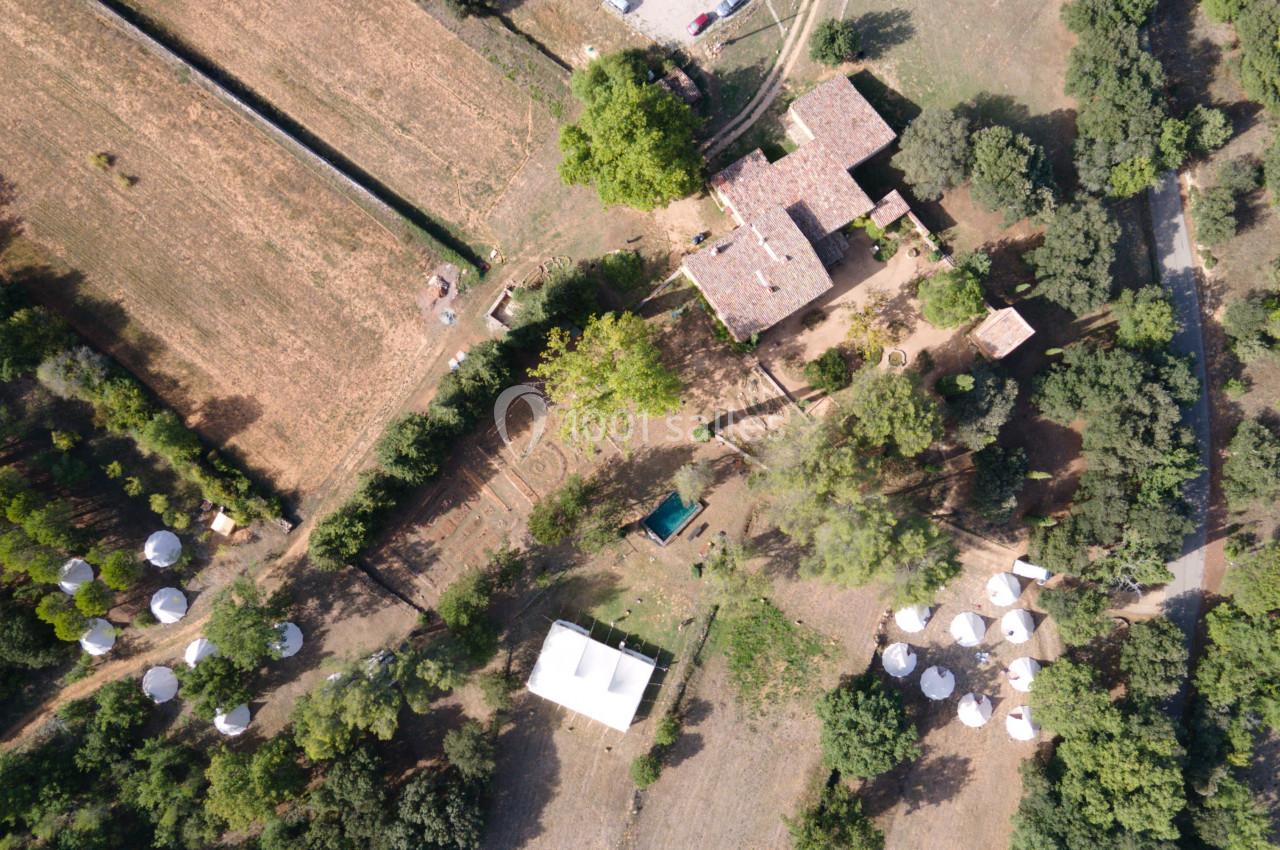 Vue aérienne du Domaine - Mariage Vue aérienne du Domaine - Mariage