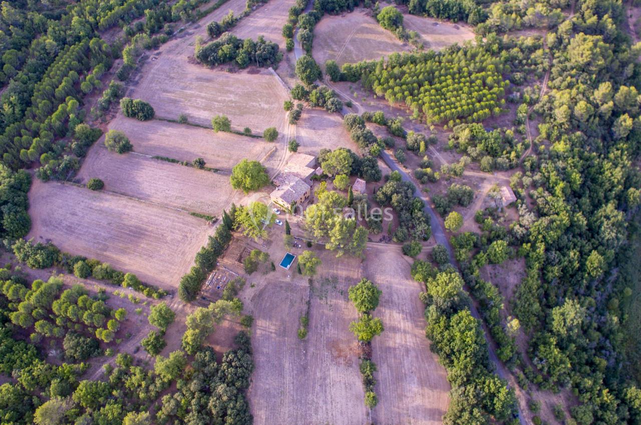 Vue aérienne du Domaine - Vue depuis le Sud Vue aérienne du Domaine - Vue depuis le Sud
