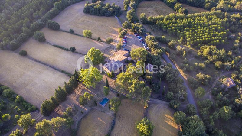 Vue aérienne du Domaine - Vue depuis le Sud-Est Vue aérienne du Domaine - Vue depuis le Sud-Est