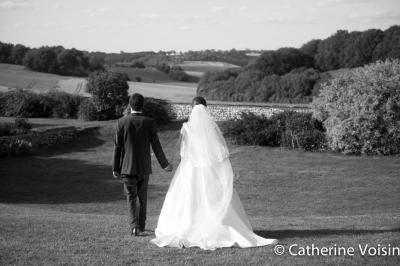 Miniature Location salle Harquency (Eure) - La Grange de Bourgoult #56 Platines vinyles et disques exposés sur une table en extérieur, avec un jardin verdoyant et un pigeonnier à colombages en…