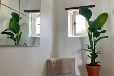 Miniature Location salle Gironville (Seine-et-Marne) - Domaine Saint Pierre #42 Champ de coquelicots rouges au premier plan avec un bâtiment en pierre et des toits en arrière-plan sous un ciel nuageux.