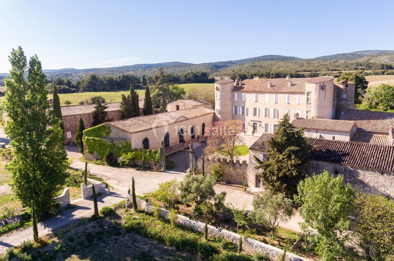 Location salle Caunes-Minervois (Aude) - Château de Villerambert #1