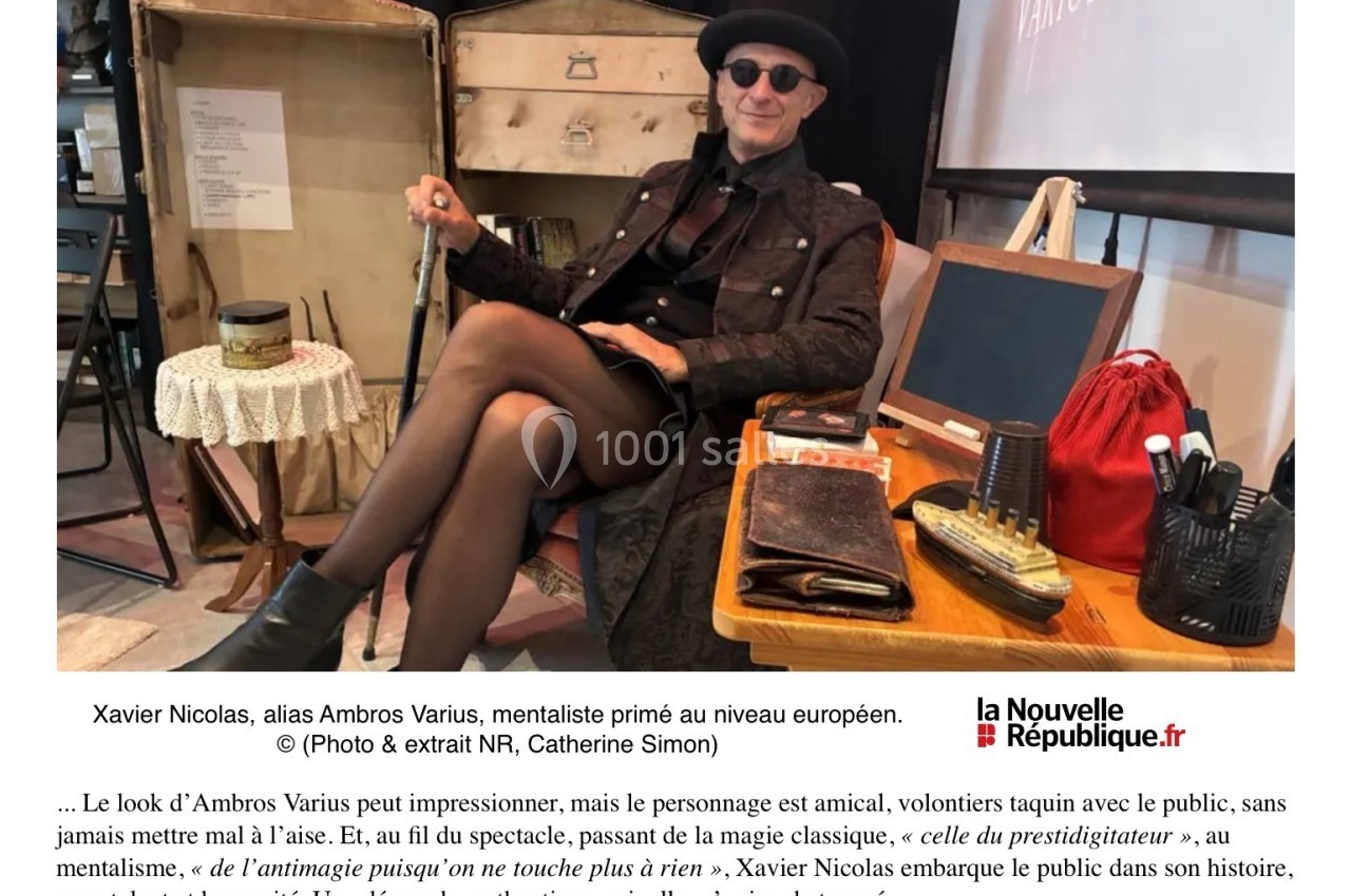 Photo Xavier Nicolas - Magicien Mentaliste #3