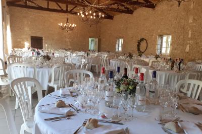 Éclairage nocturne mettant en valeur des arbres et des buissons dans un jardin sombre.