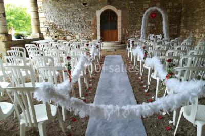 Éclairage nocturne mettant en valeur des arbres et des buissons dans un jardin sombre.
