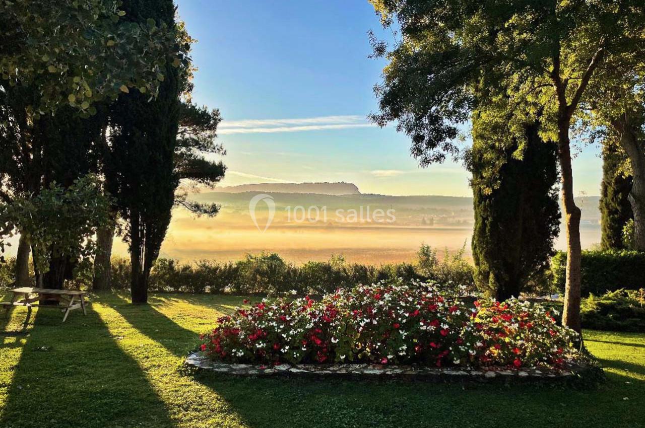 Vue depuis les jardins