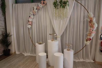 Miniature Location salle Villebon-sur-Yvette (Essonne) - La Prairie #13 Plateaux de fruits variés avec morceaux d'orange, pomme, kiwi, mangue, groseilles et ananas garni de myrtilles.