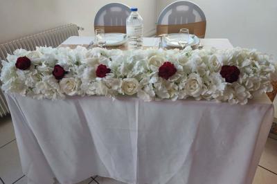 Miniature Location salle Villebon-sur-Yvette (Essonne) - La Prairie #10 Plateaux de fruits variés avec morceaux d'orange, pomme, kiwi, mangue, groseilles et ananas garni de myrtilles.