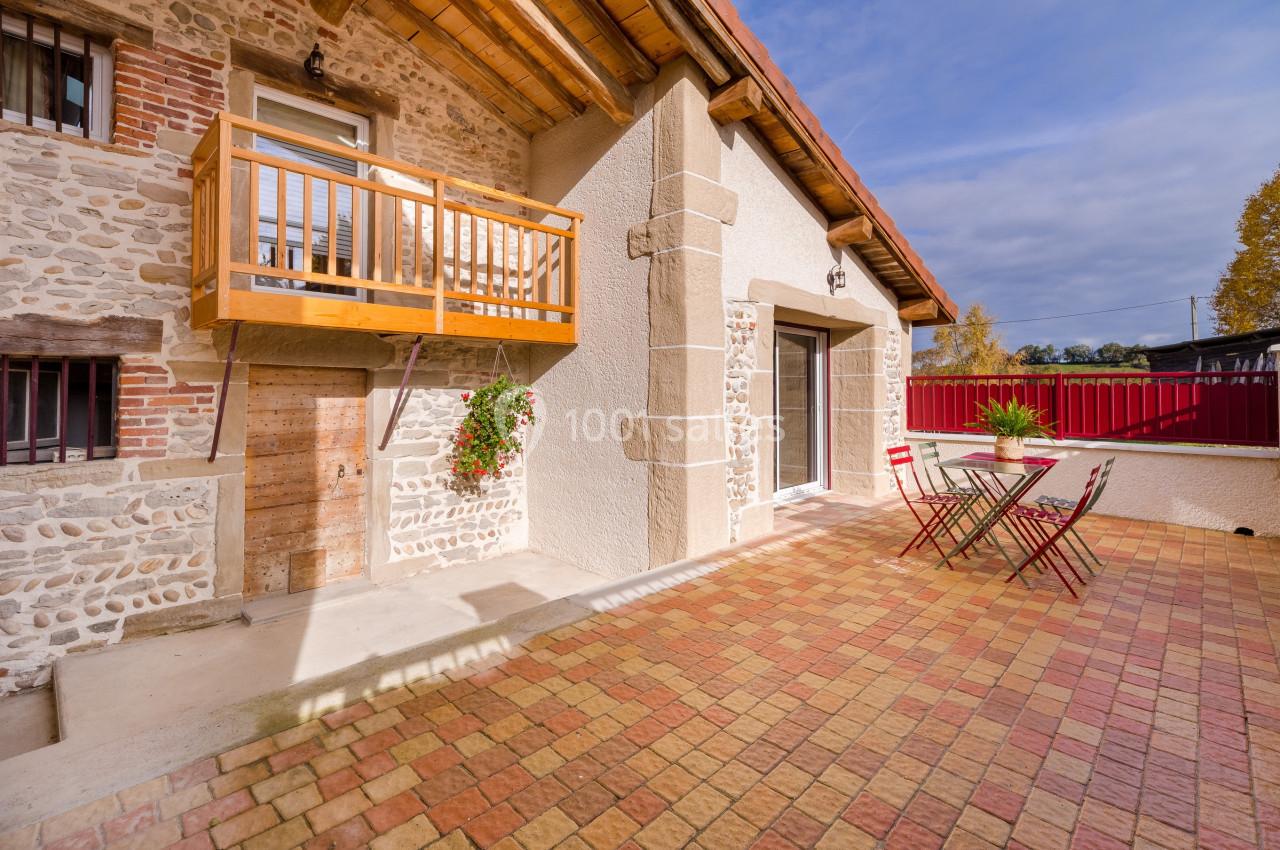 Exterieur du gîte atelier