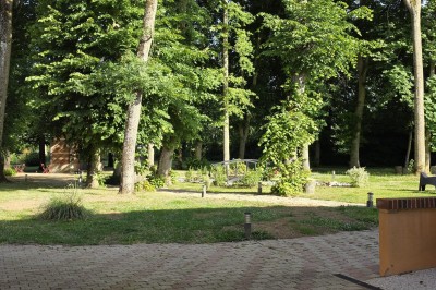 Miniature Location salle Les Villages Vovéens (Eure-et-Loir) - Hôtel Restaurant le Quai Fleuri #21 Choux noirs garnis de crème blanche et décorés de filet de caramel, disposés sur une surface métallique.