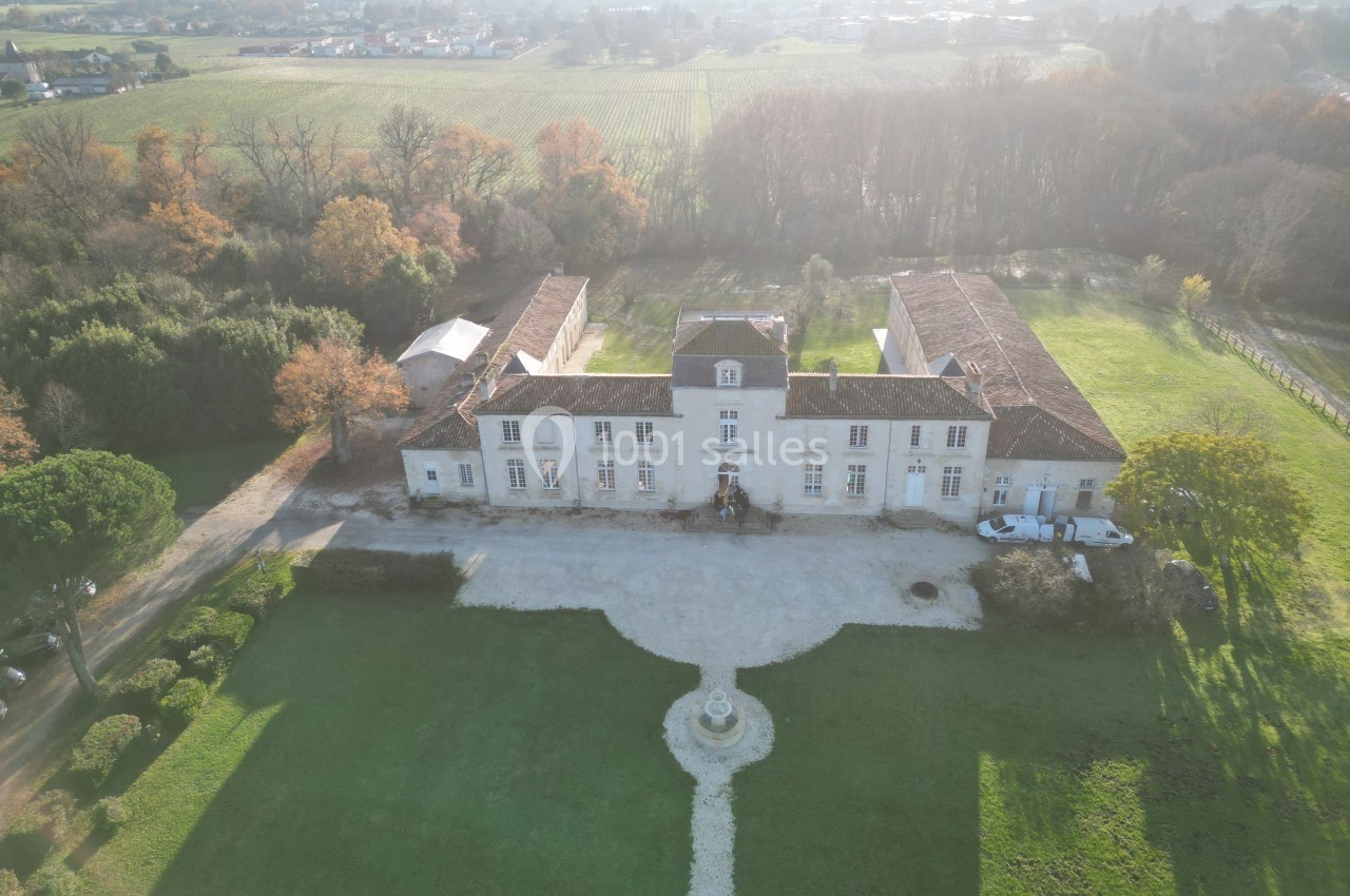 Château Formont - vue drone - proche de Bordeaux