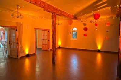 Miniature DJ Arras (Pas-de-Calais) - DJ Néon #3 Console de contrôle d'éclairage avec écran tactile affichant des réglages colorimétriques, installée dans un espace…