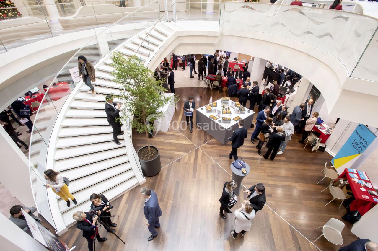 Atrium vue de haut