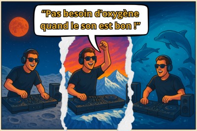 Miniature DJ La Queue-les-Yvelines (Yvelines) - DJ Braz #17 Main ajustant des réglages sur une table de mixage DJ lumineuse avec des écrans et des boutons colorés.