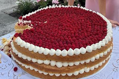 Assiette de légumes variés dressés avec soin, comprenant asperges, carottes, chou-fleur, roquette et sauce décorative.