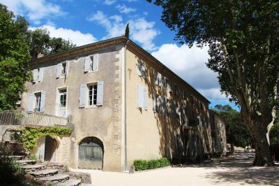 Miniature Location salle Cornillon (Gard) - Château de l’Olivete #5 Olivier devant le toit de l'ancien pigeonnier