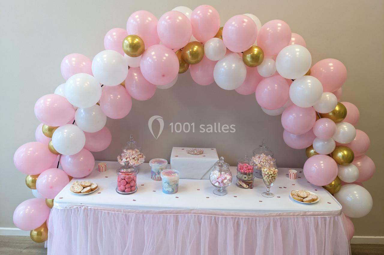 Arche de ballons princesse