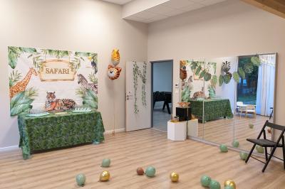 Miniature Décoration jungle Salle sensorielle