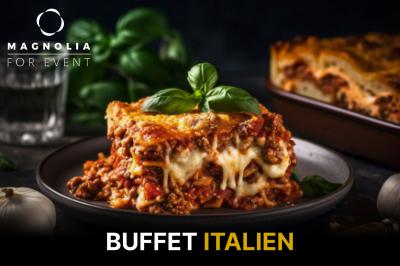 Miniature Traiteur Paris 12 (Paris) - Magnolia Traiteur #18 Plateau de mini-burgers garnis de fromage, salade et sauce, présentés avec des piques en bois.