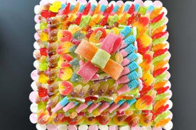 Miniature Gâteau de bonbons Salle de sport