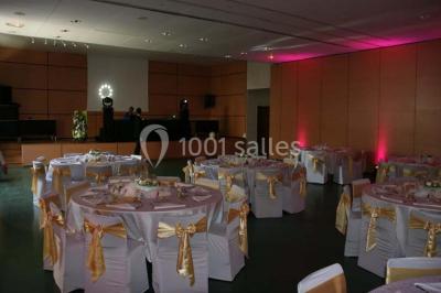 Miniature Location salle Boissy-la-Rivière (Essonne) - Domaine de Bierville #8 Rivière calme bordée d'arbres hauts et verdoyants, reflétant la lumière du soleil dans un environnement paisible.