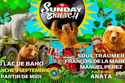 Affiche colorée annonçant le 50e anniversaire du Rachdingue avec une liste d'artistes et la date du 28 juillet.