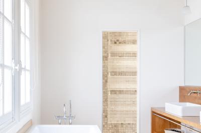 Miniature Location salle Arveyres (Gironde) - Château Larteau #53 Façade d'une grande maison en pierre claire avec volets bleus, entourée d'un jardin et d'une allée gravillonnée.