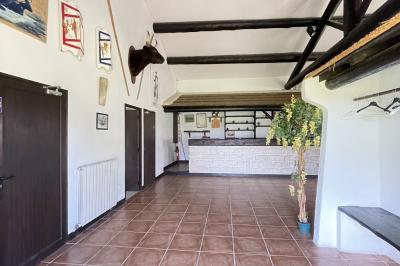 Miniature Location salle Saintes-Maries-de-la-Mer (Bouches-du-Rhône) - Manade Bec #27 Deux chevaux blancs derrière une clôture en bois, entourés d'herbes hautes sous un ciel bleu.