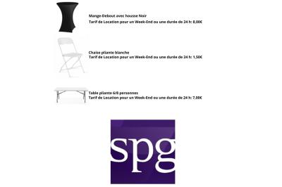 Miniature Show Spectacle #20 Façade d'un bâtiment en briques avec grandes fenêtres, porte ouverte et équipements audio installés à l'extérieur.