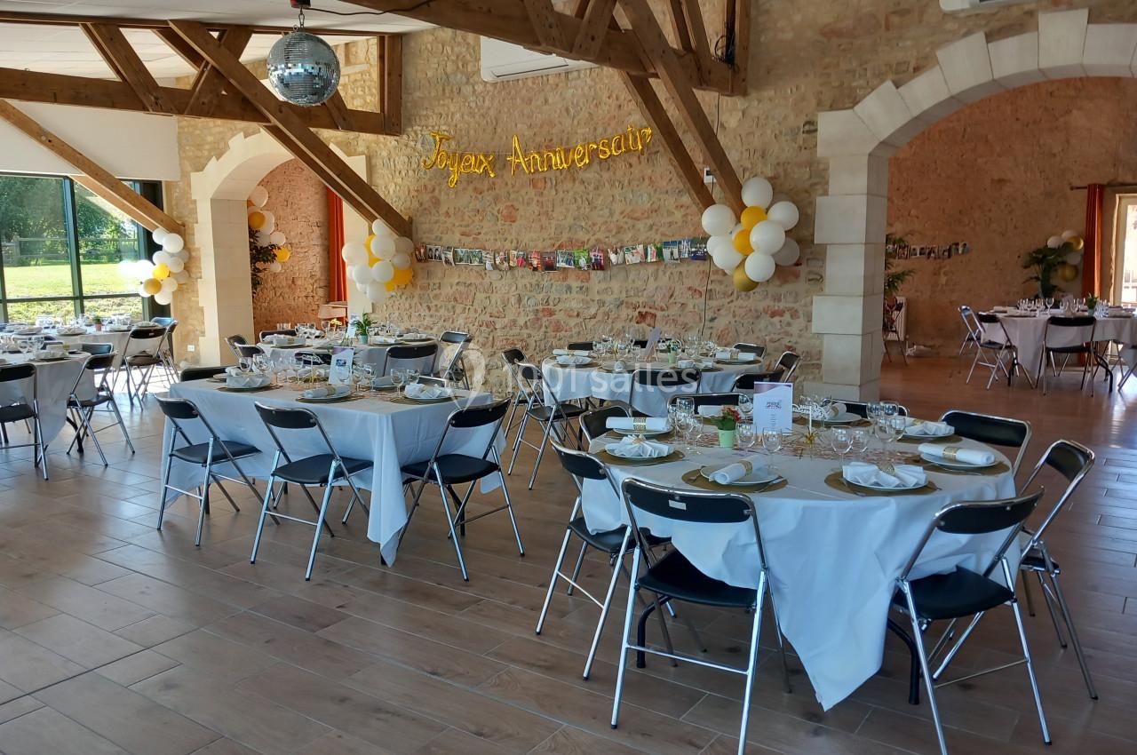 Salle de réception modulable