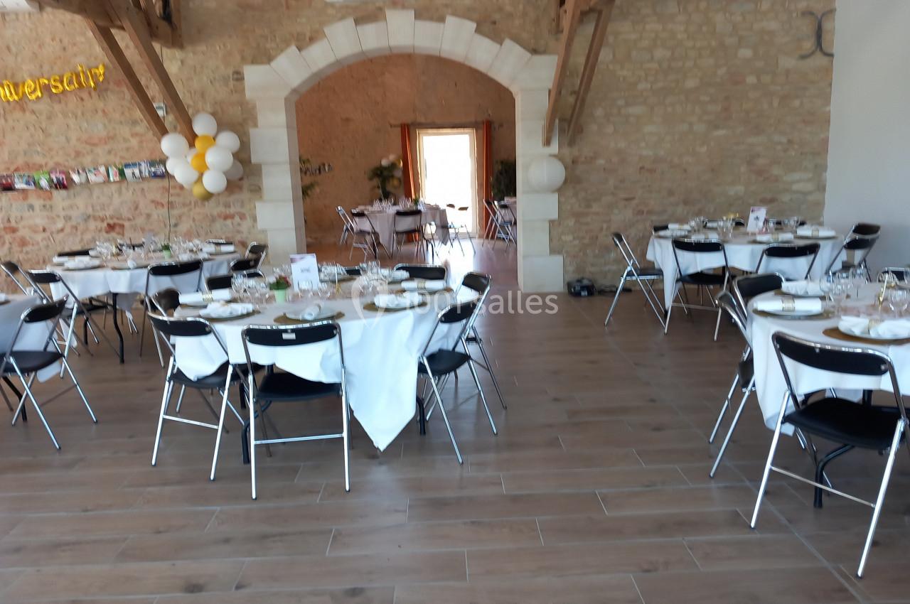 Salle de réception modulable